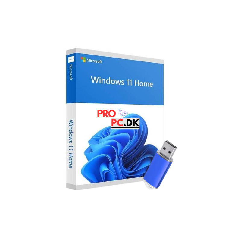 Microsoft Windows 11 Home 64-Bit Dansk - USB